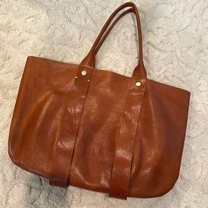 Clare V La Tropezienne brown bag.